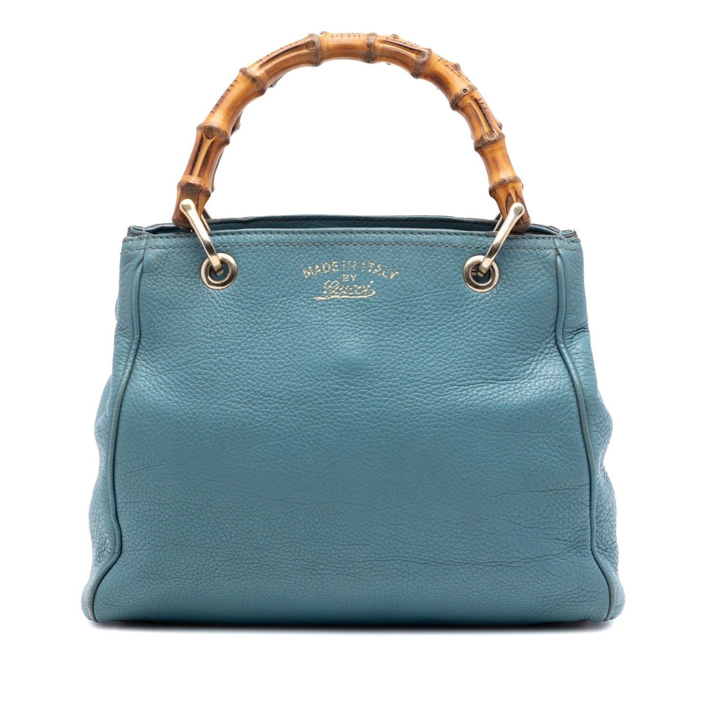 Gucci Small Calfskin Bamboo Shopper Satchel