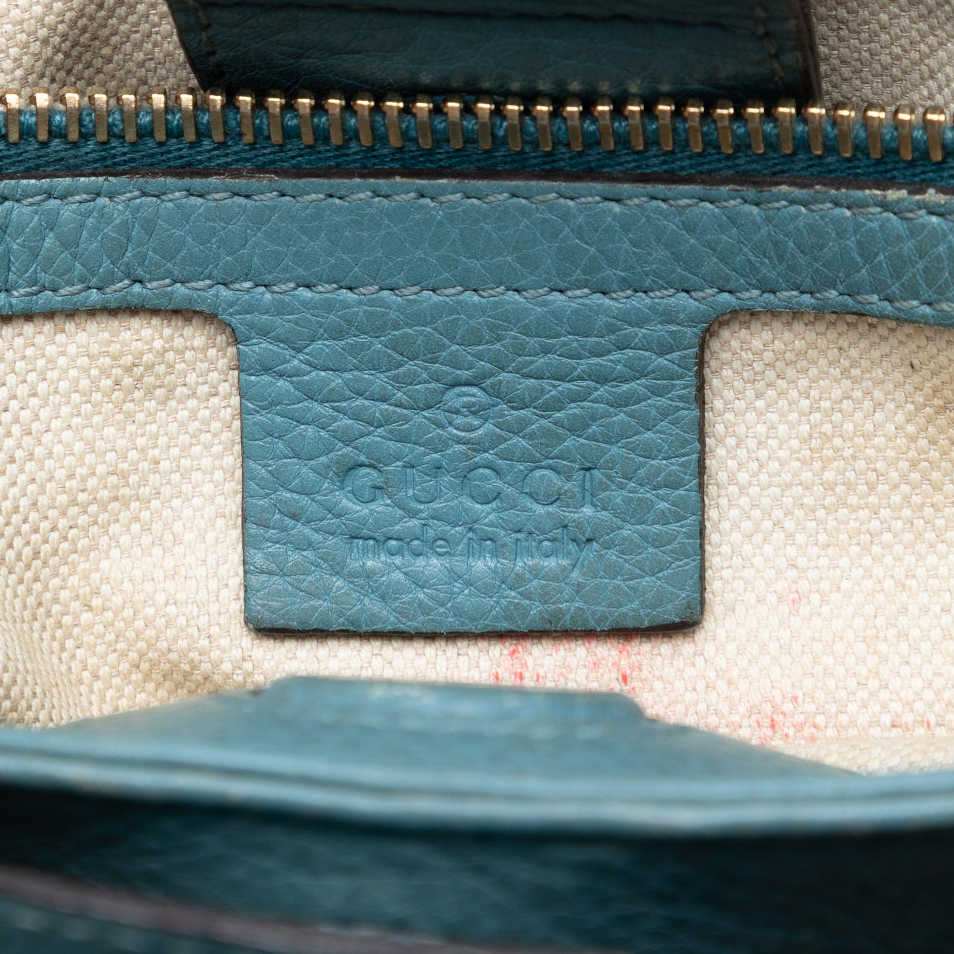 Gucci Small Calfskin Bamboo Shopper Satchel