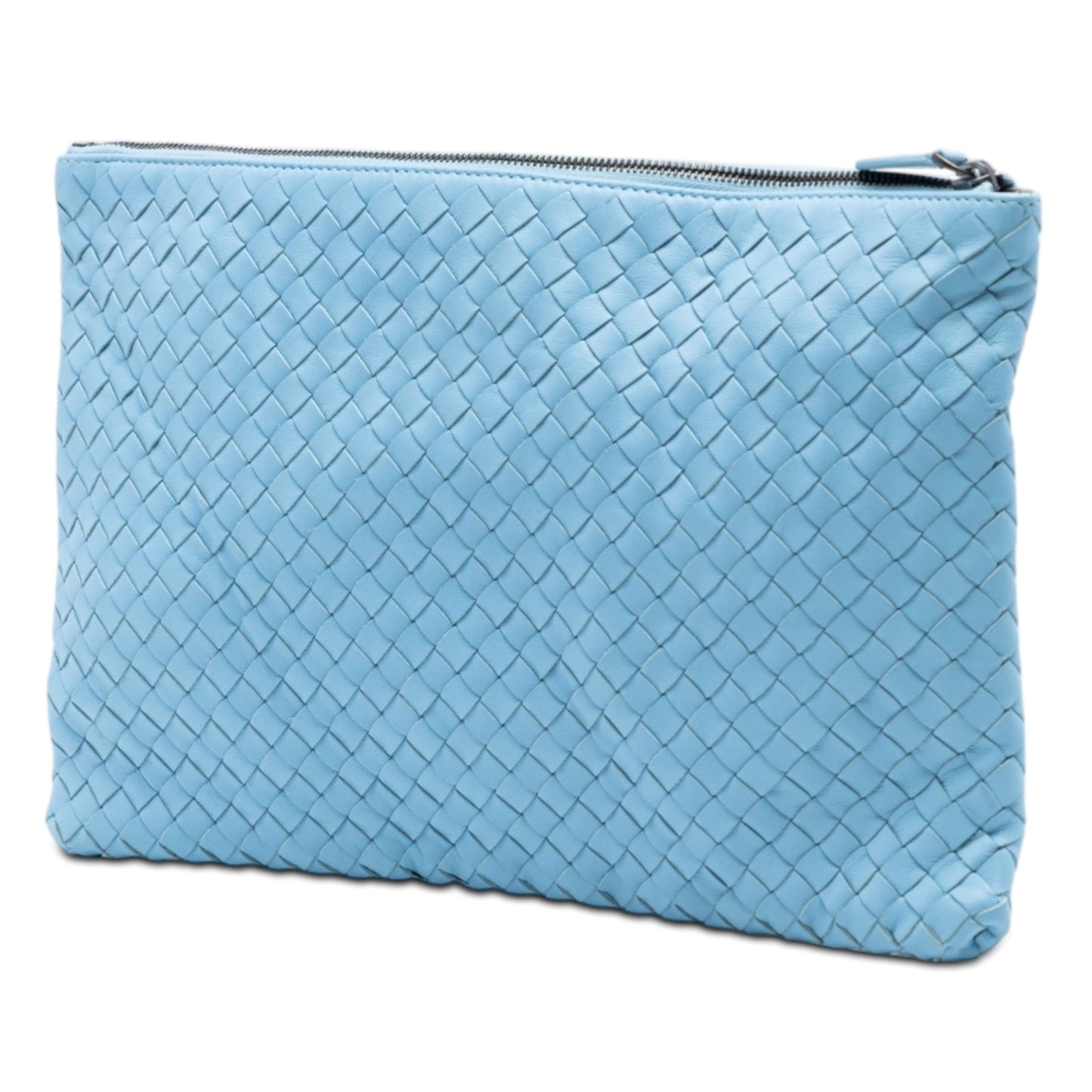 Bottega Veneta Medium Nappa Intrecciato Flat Pouch