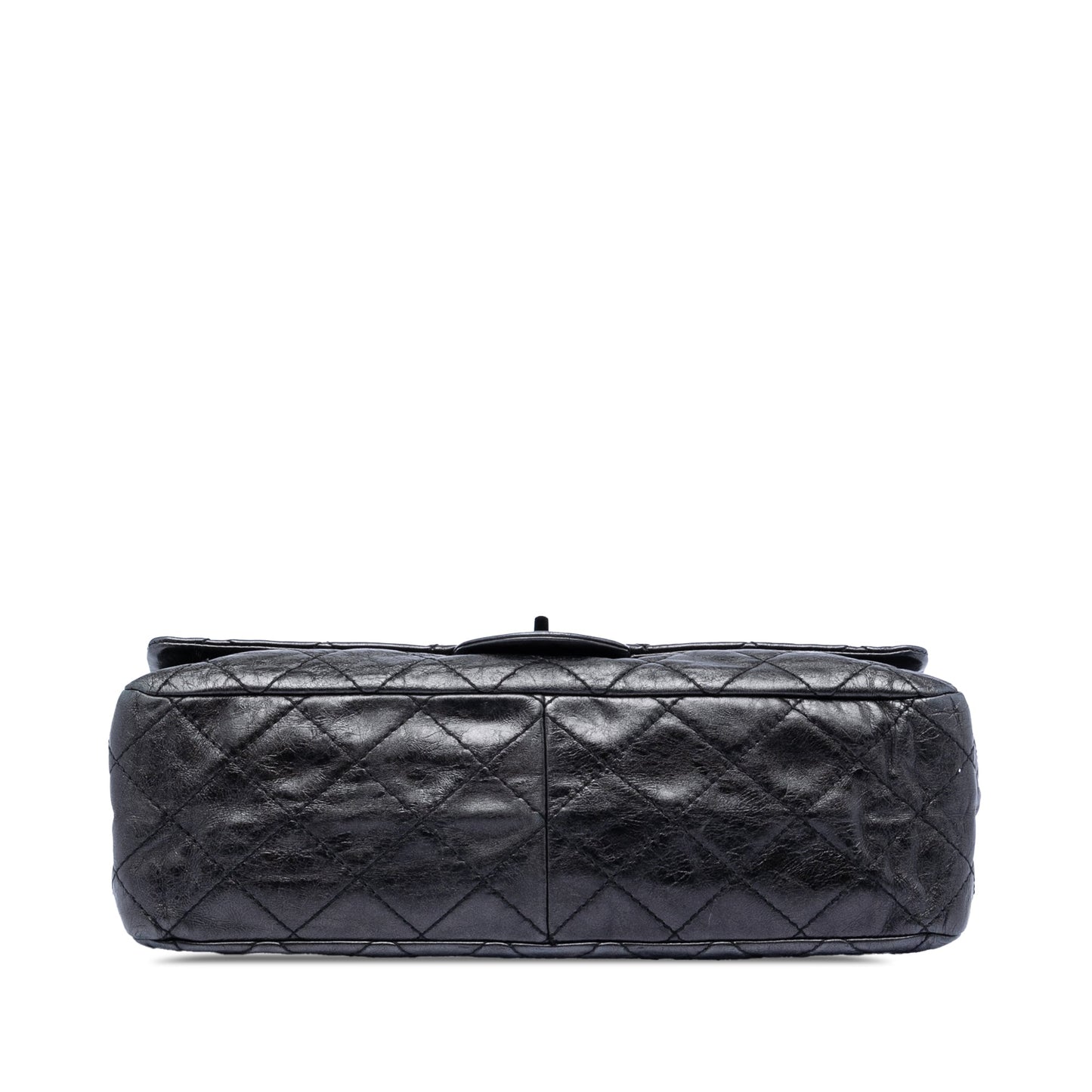 Quilted Aged Calfskin So Black Reissue 2.55 Double Flap 227