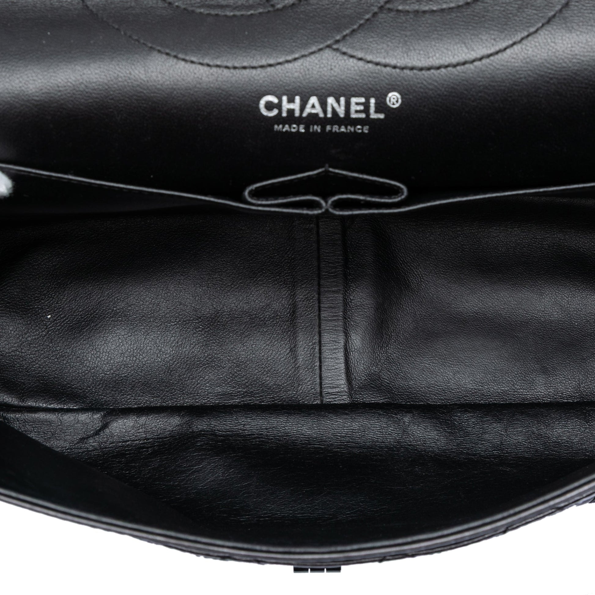 Quilted Aged Calfskin So Black Reissue 2.55 Double Flap 227