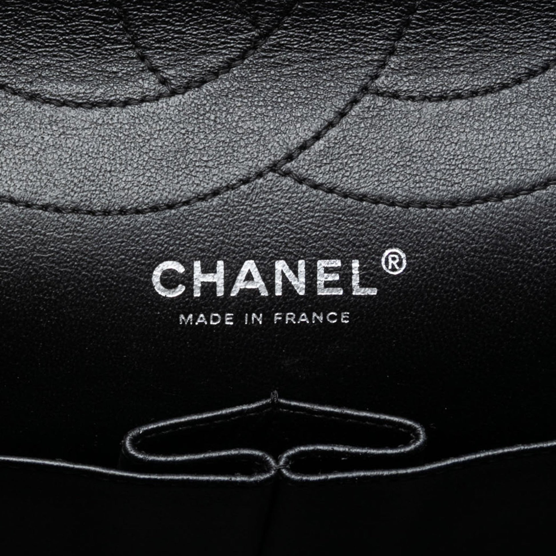 Quilted Aged Calfskin So Black Reissue 2.55 Double Flap 227
