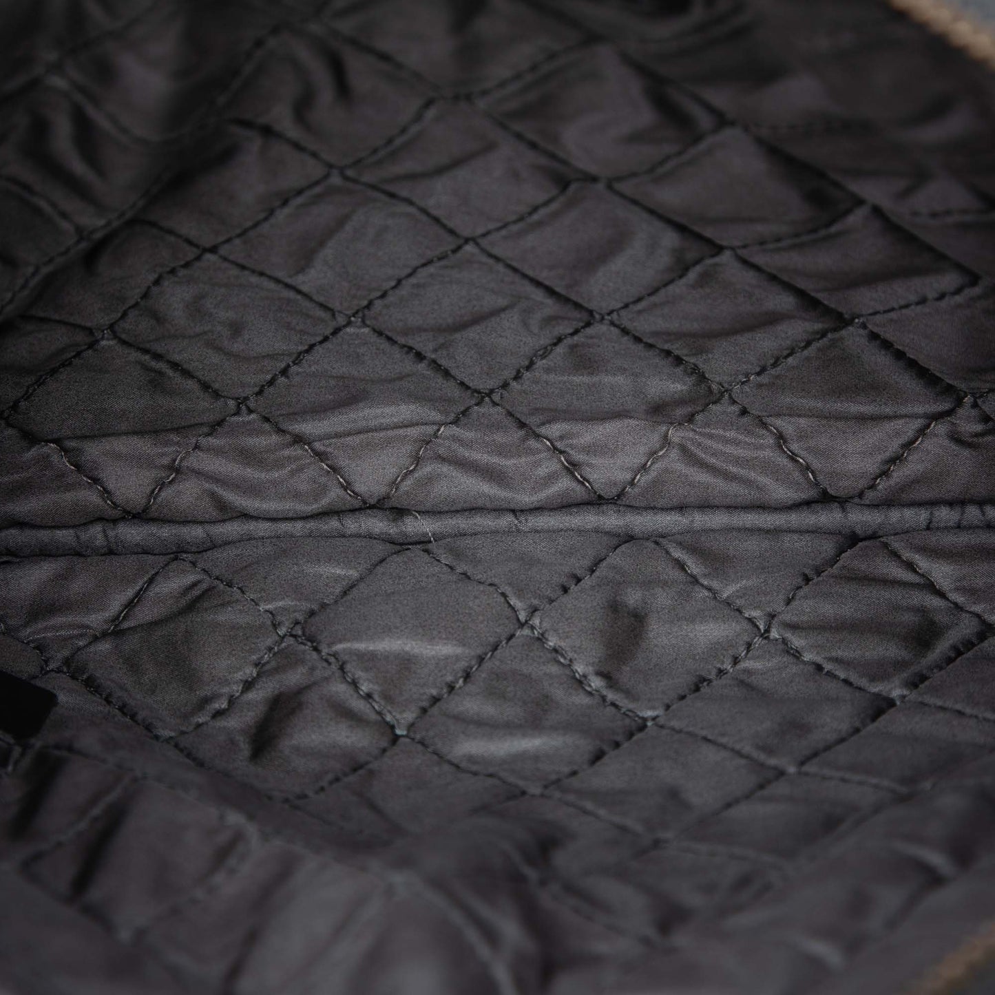 Chanel Small Quilted Crinkled Patent O Case Clutch