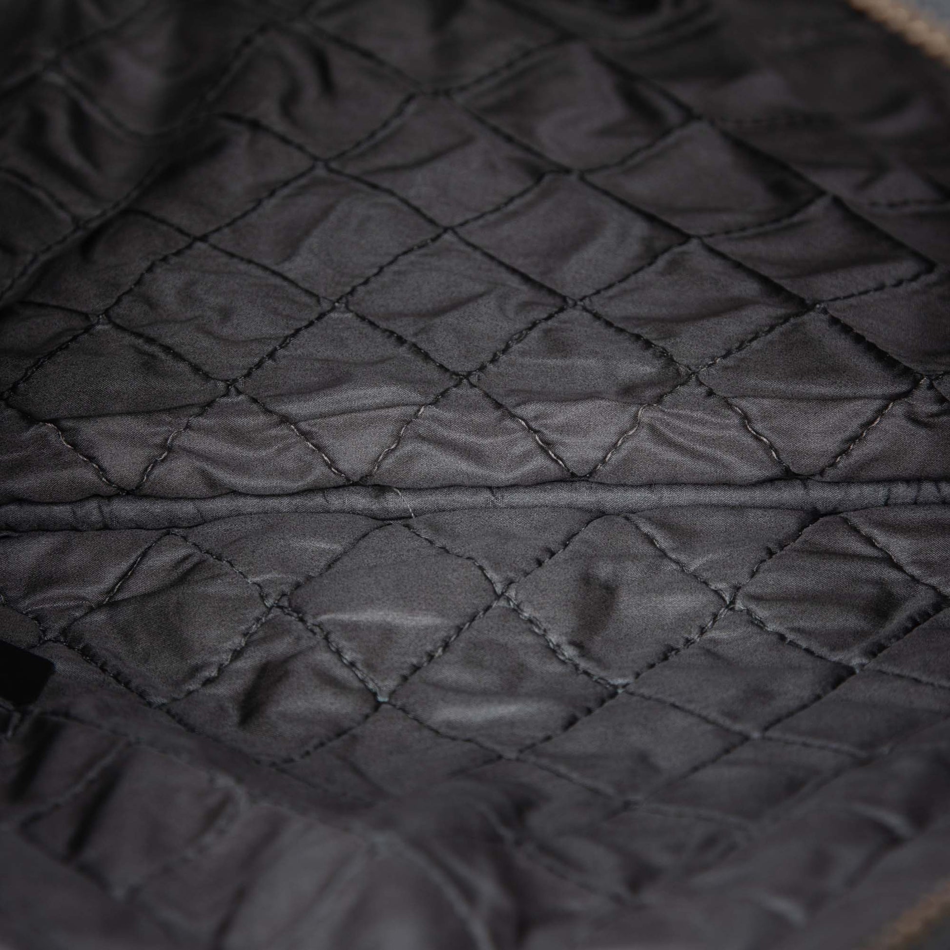 Chanel Small Quilted Crinkled Patent O Case Clutch