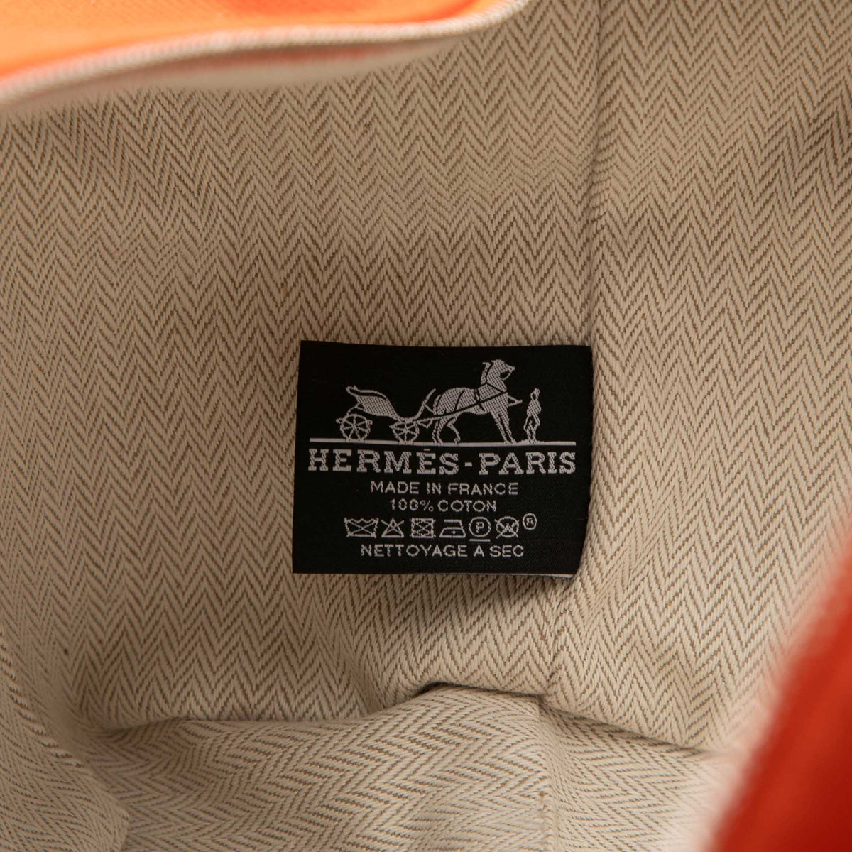 Hermès Large Toile Bride A Brac Case