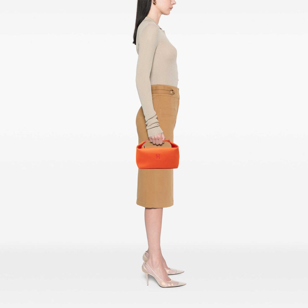 Hermès Large Toile Bride A Brac Case