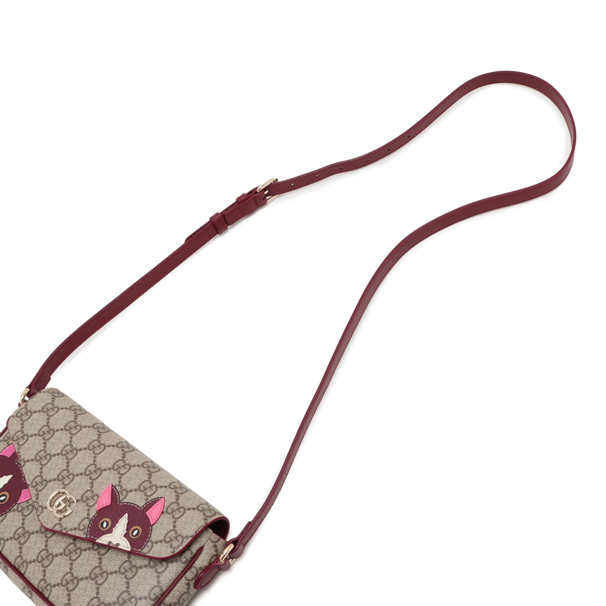Gucci GG Supreme Ophidia Cat Pochette Crossbody