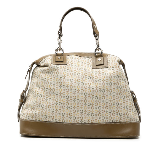 Celine C Macadam Canvas Handbag