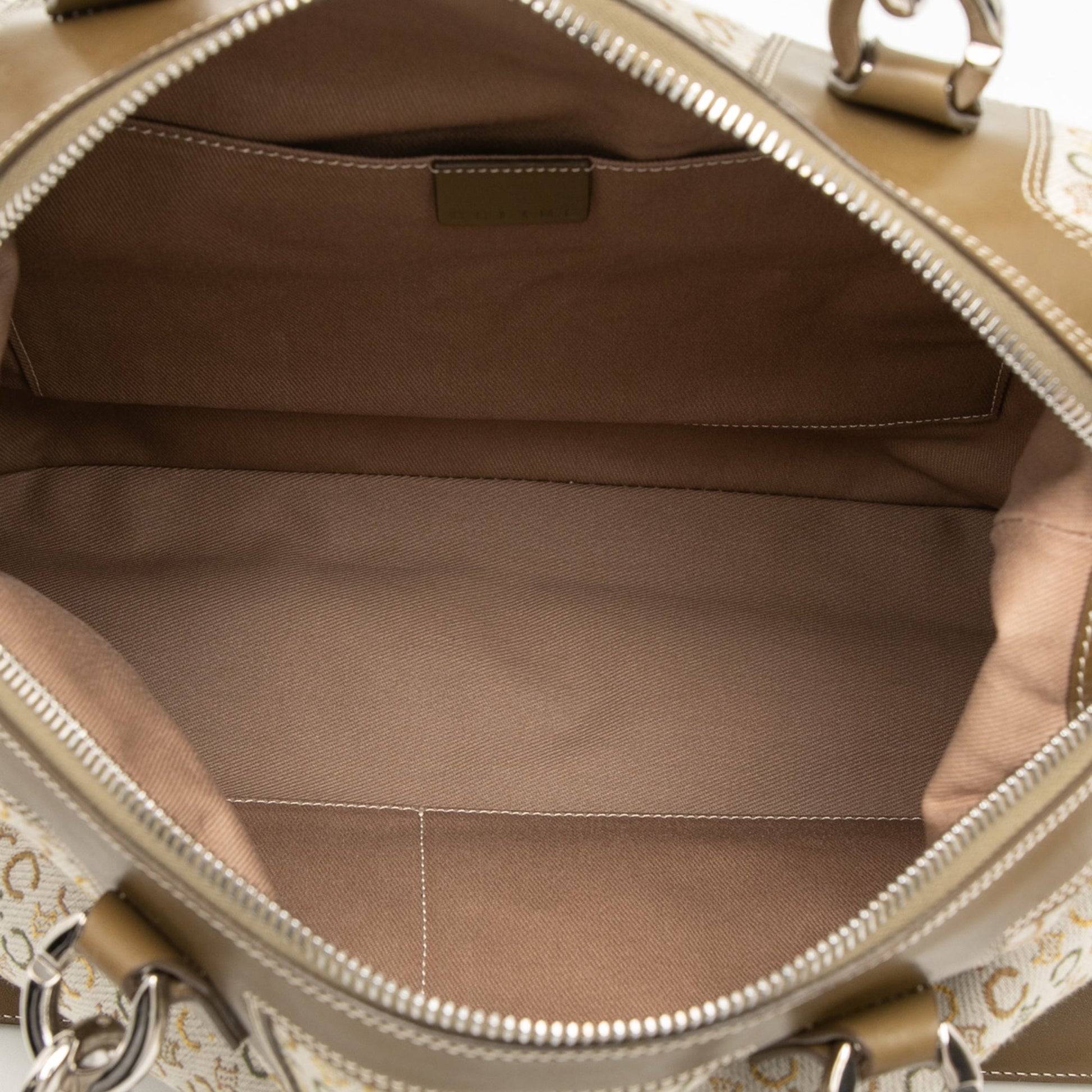 Celine C Macadam Canvas Handbag