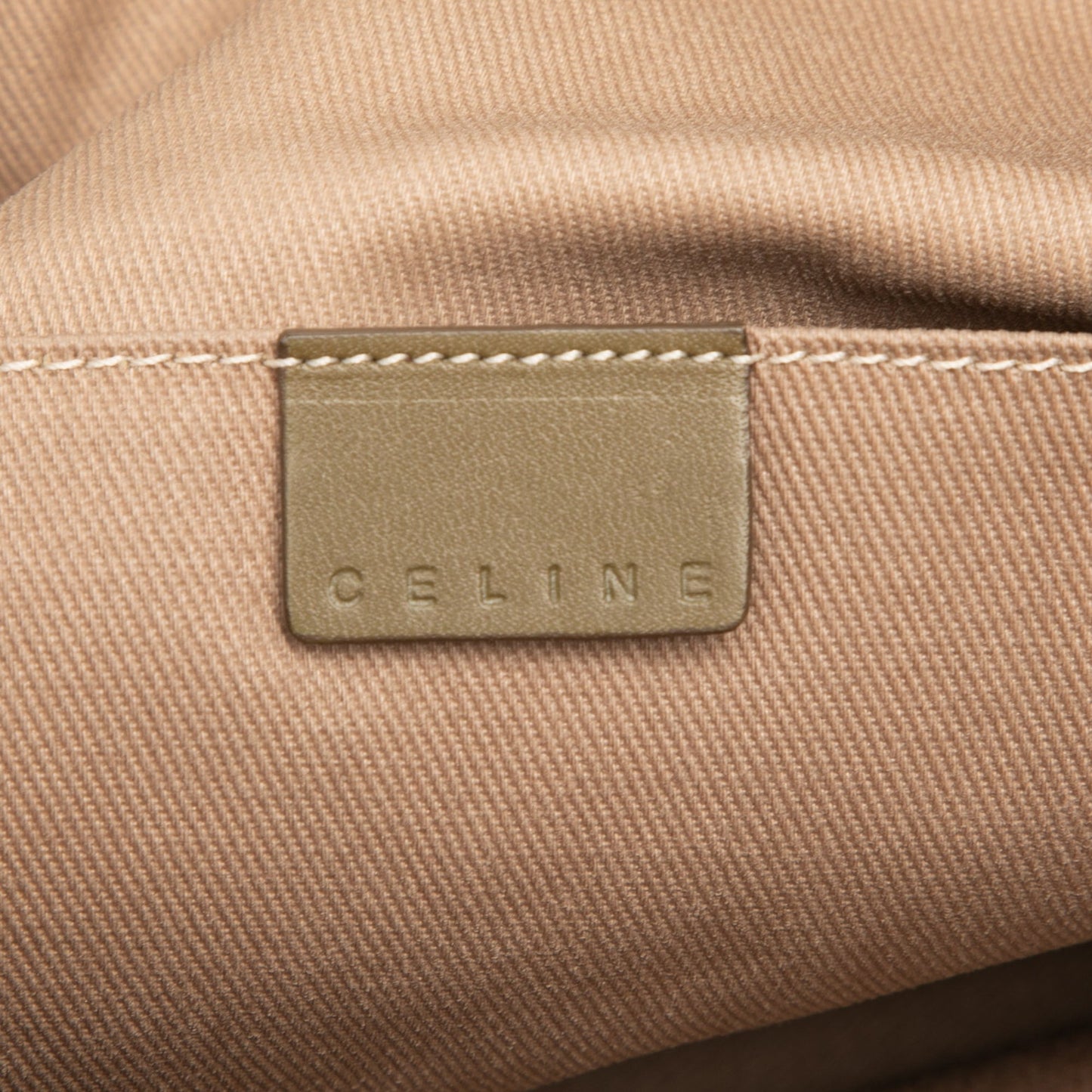 Celine C Macadam Canvas Handbag