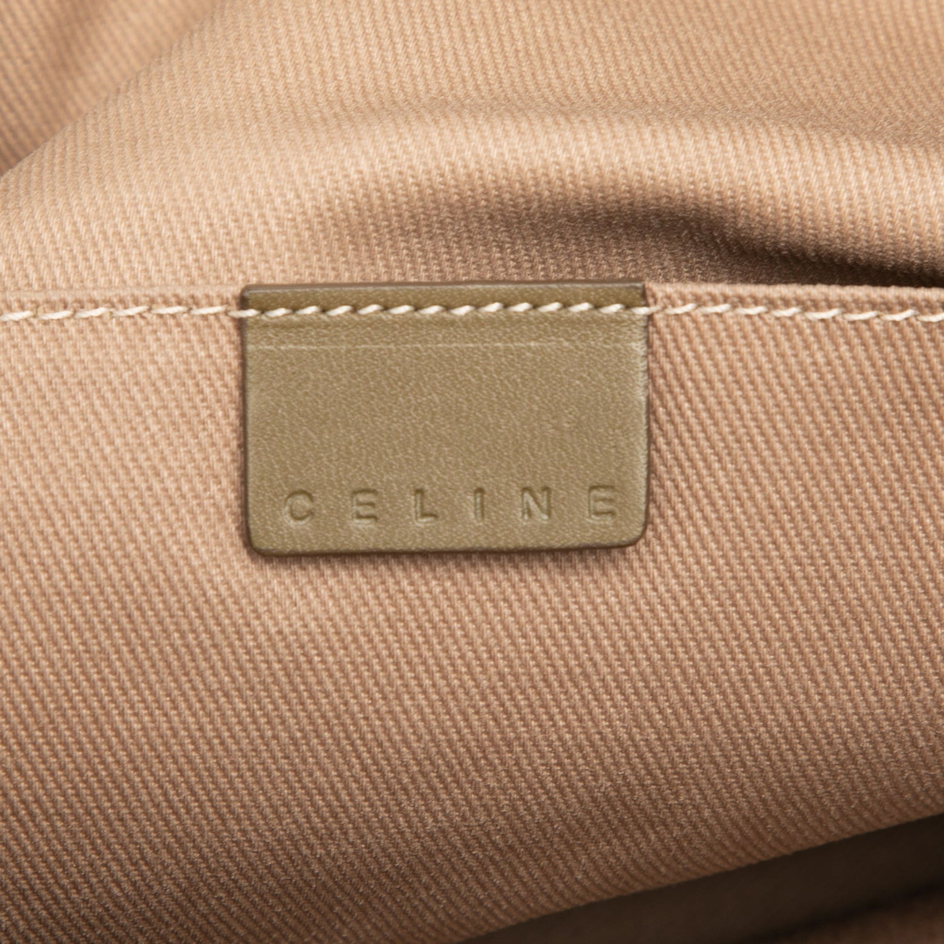 Celine C Macadam Canvas Handbag