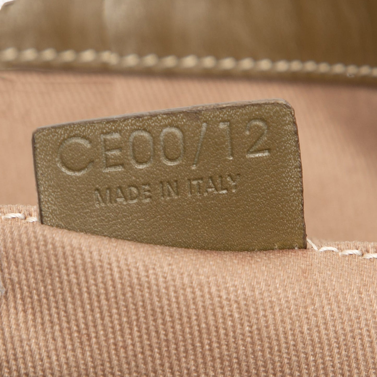 Celine C Macadam Canvas Handbag