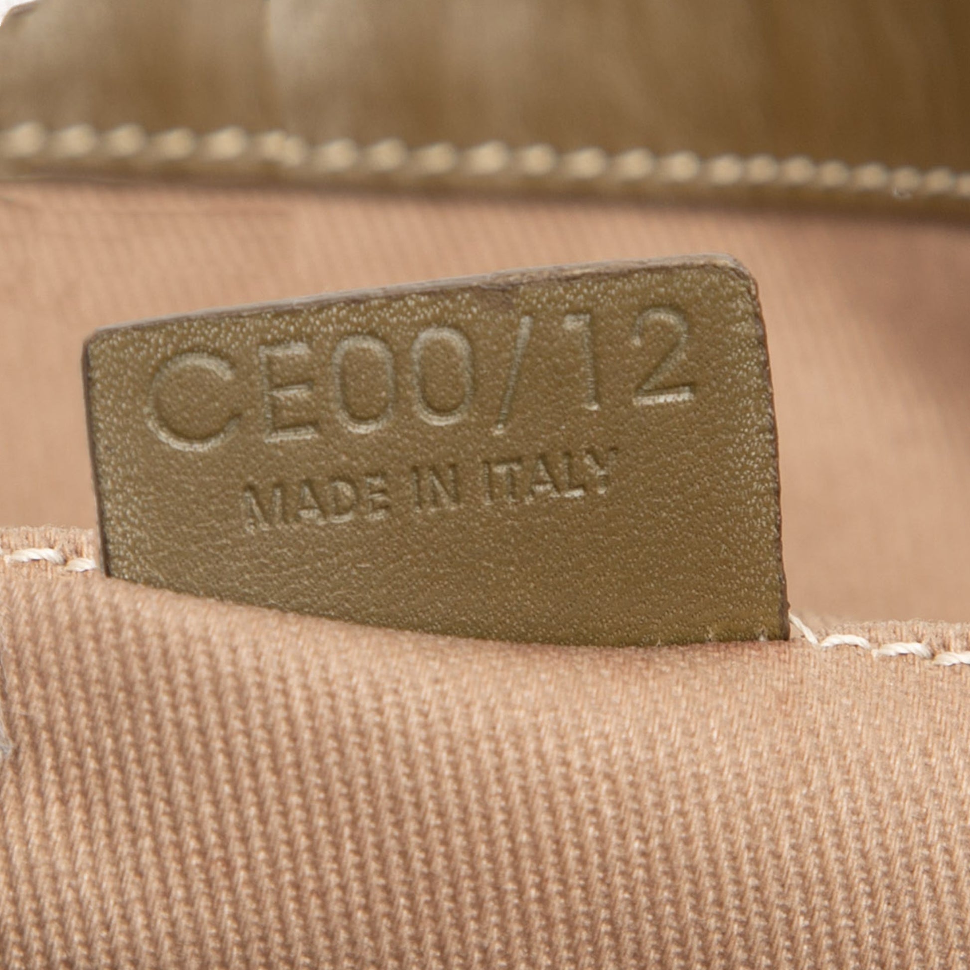 Celine C Macadam Canvas Handbag