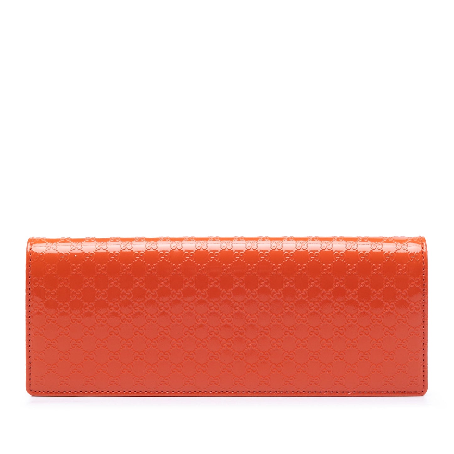 Gucci Microguccissima Patent Broadway Clutch