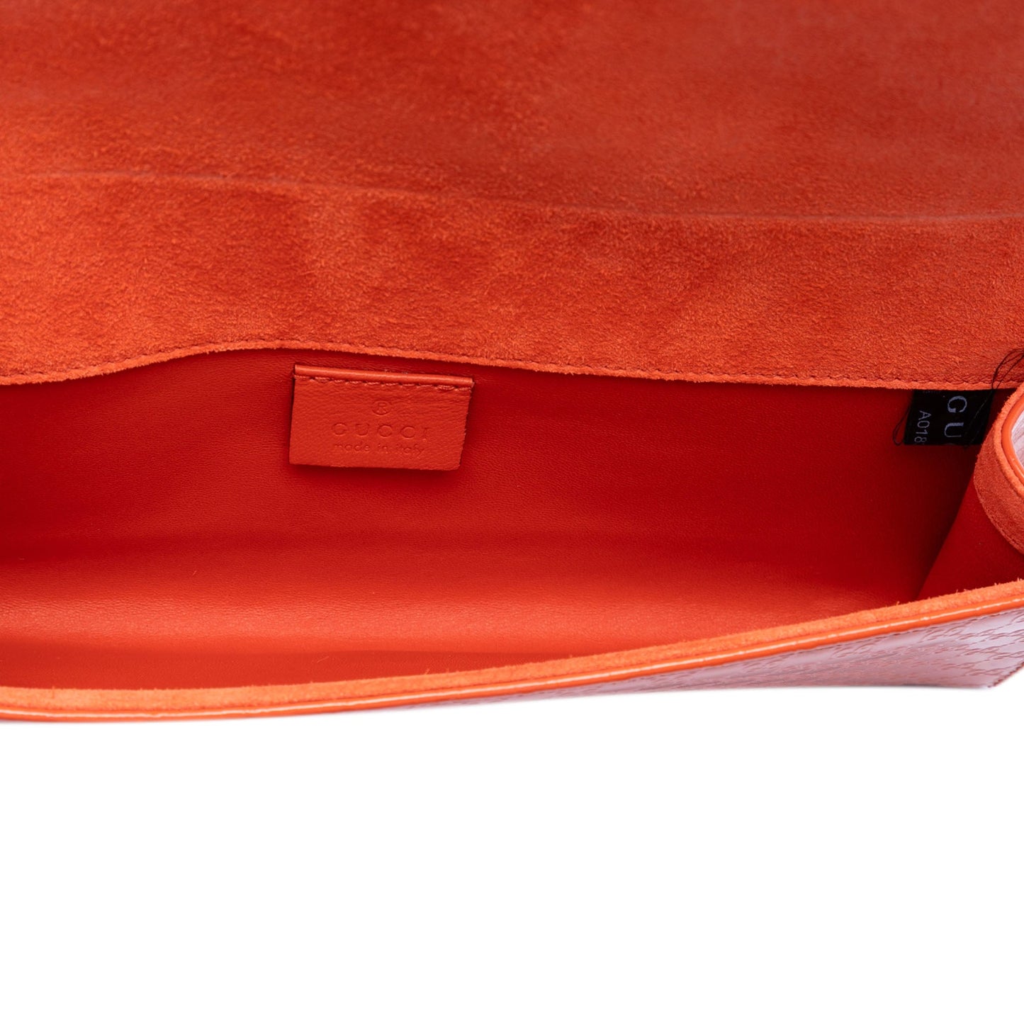 Gucci Microguccissima Patent Broadway Clutch