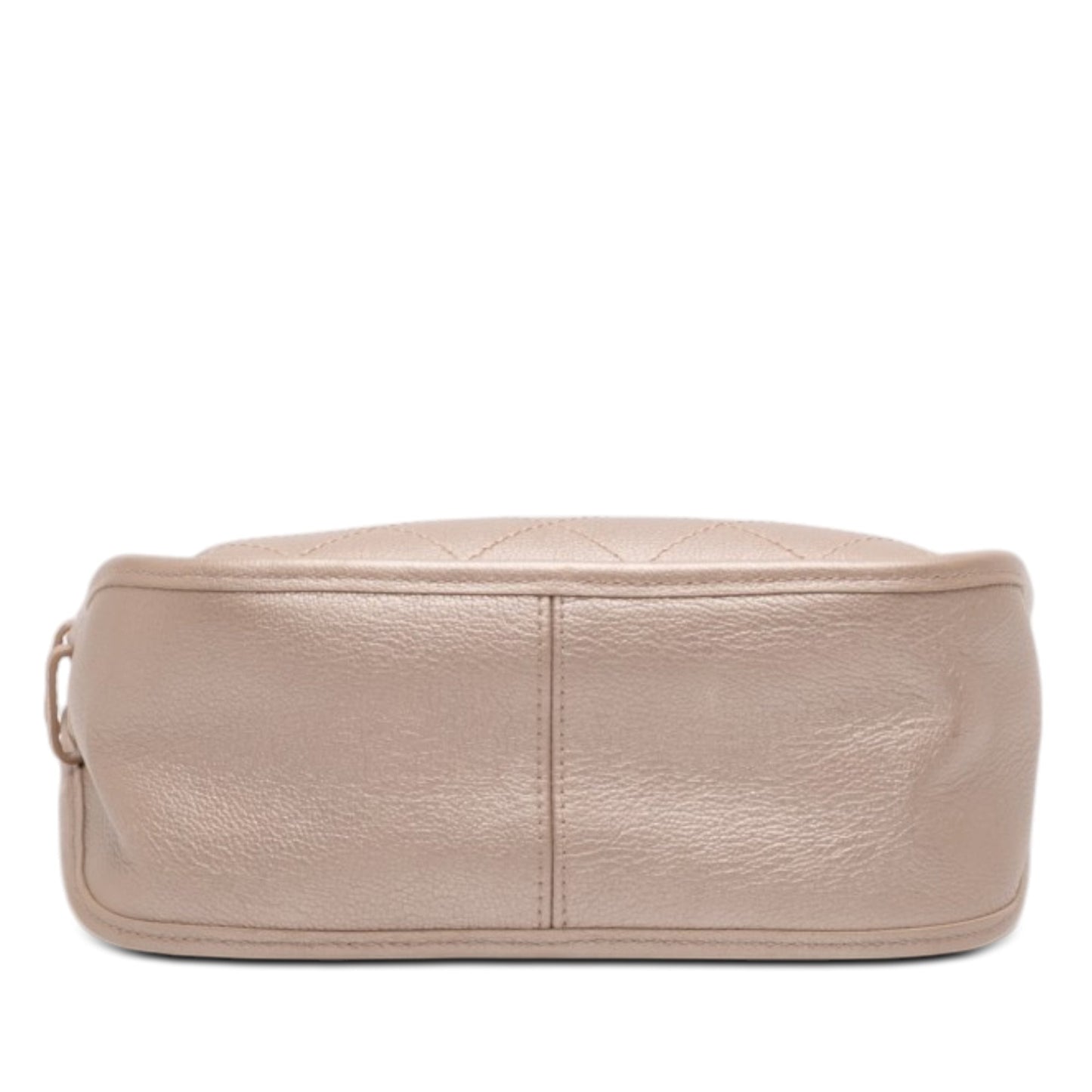Chanel Small Quilted Metallic Calfskin Jungle Stroll Hobo