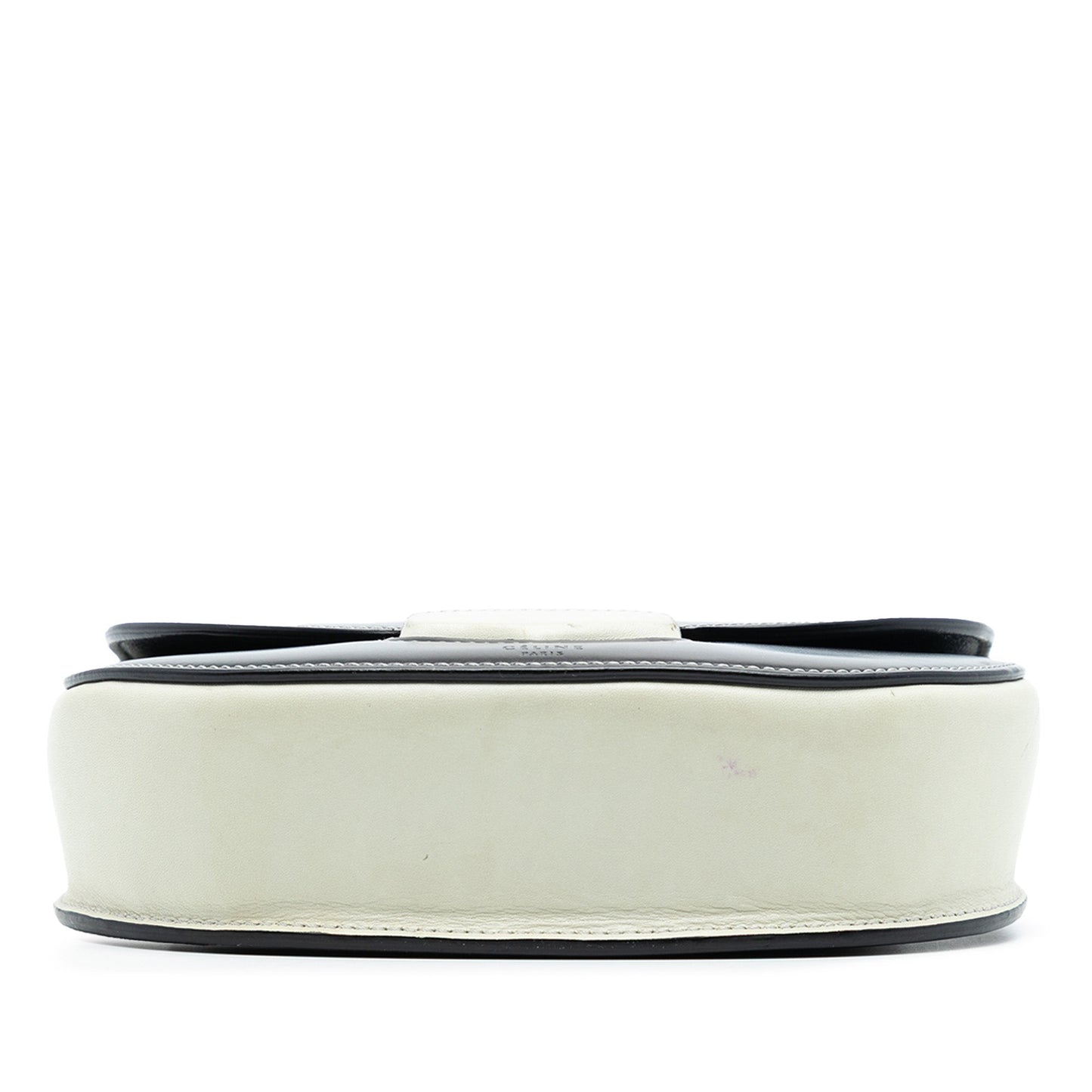 Celine Small Bicolor Glazed Calfskin Trotteur Crossbody