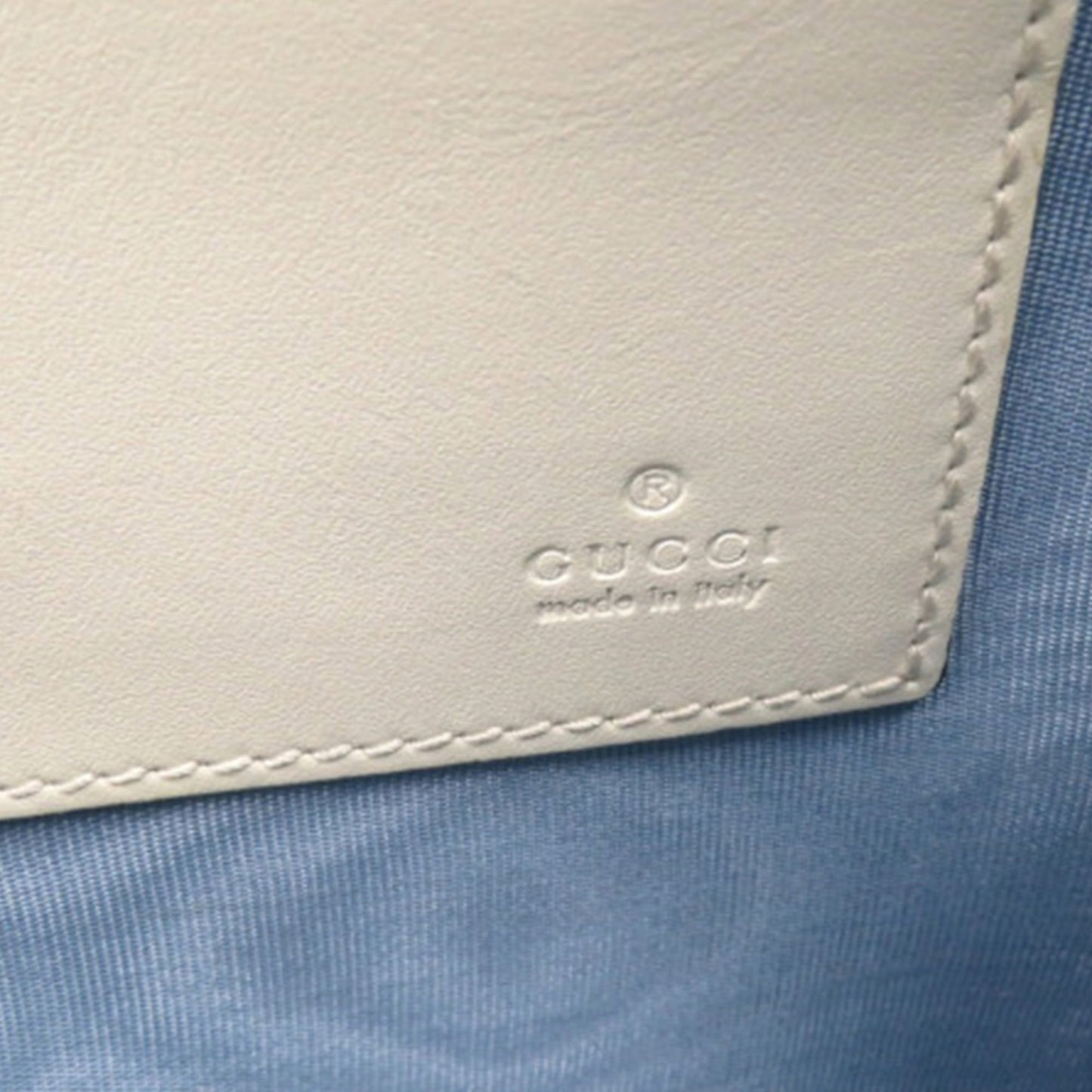 Gucci Calfskin Guccy Sega Clutch