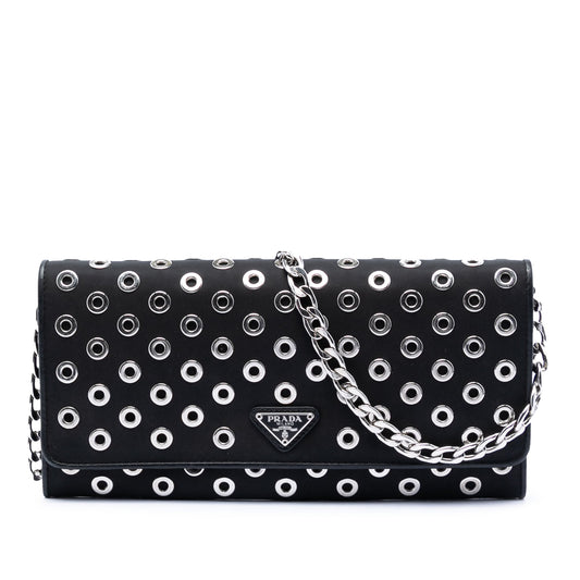 Prada Tessuto Grommet Wallet On Chain