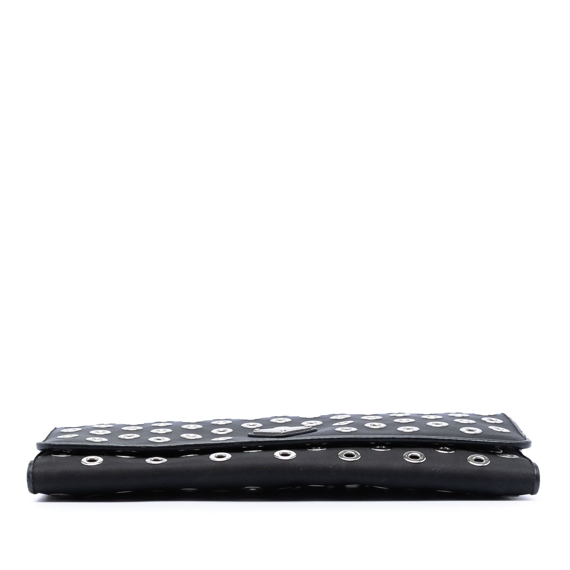 Prada Tessuto Grommet Wallet On Chain
