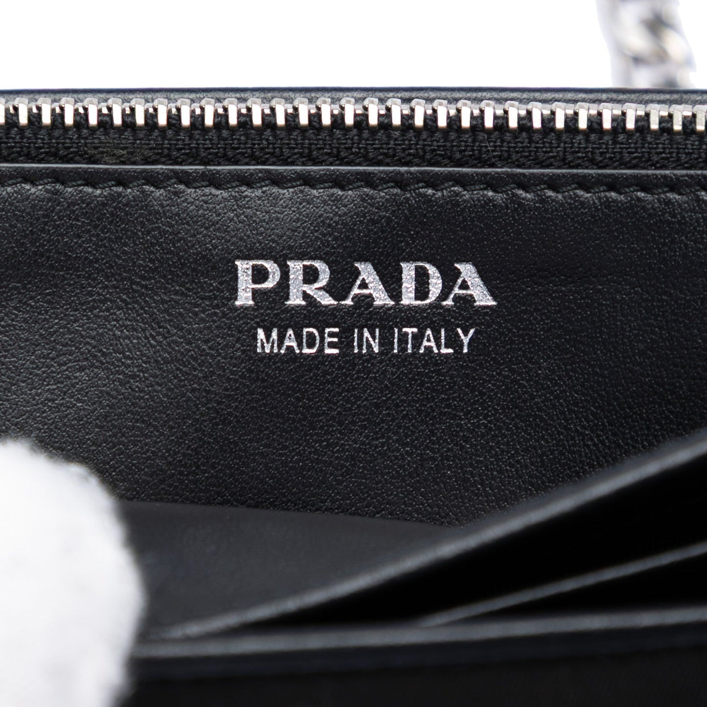 Prada Tessuto Grommet Wallet On Chain