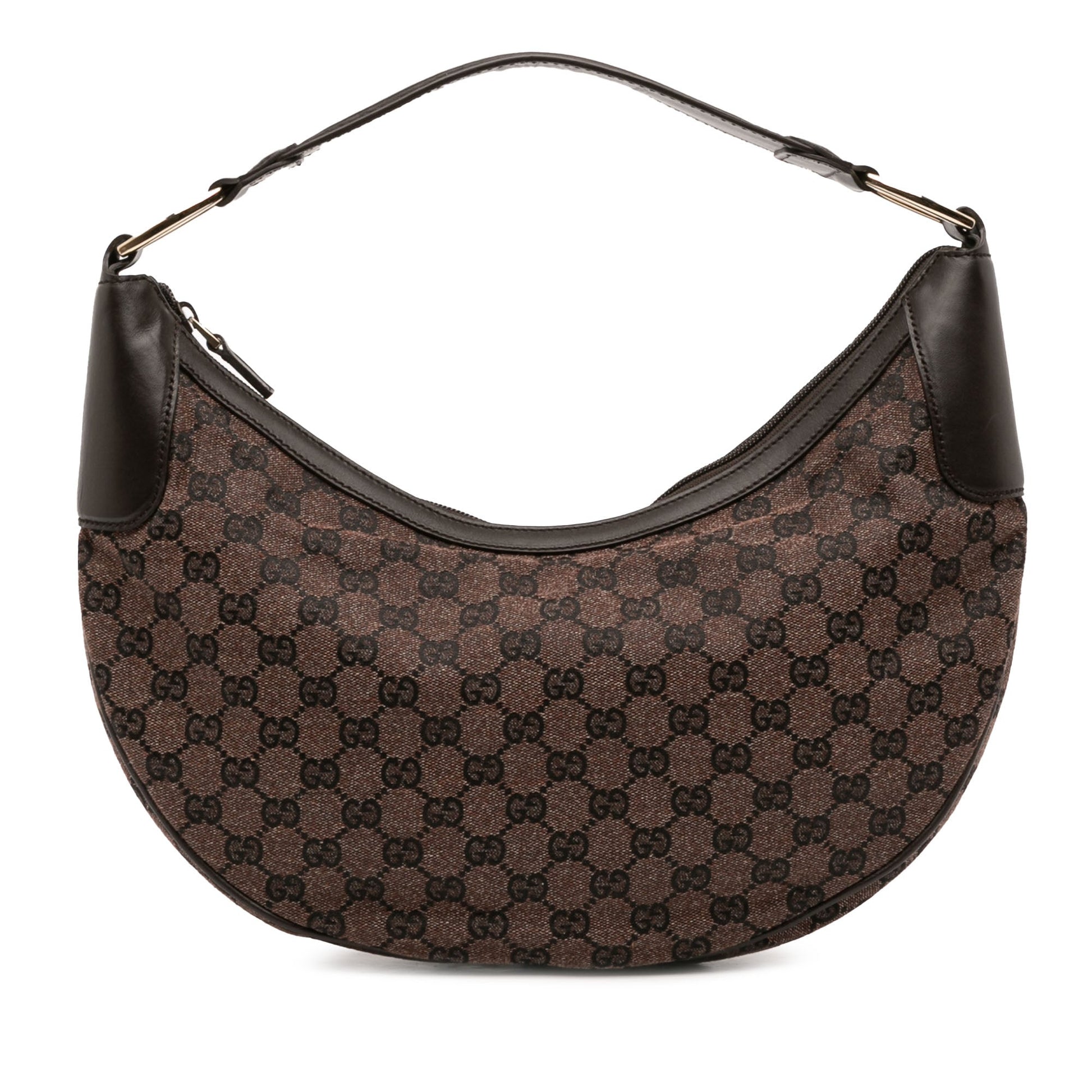 Gucci GG Canvas Half Moon Hobo