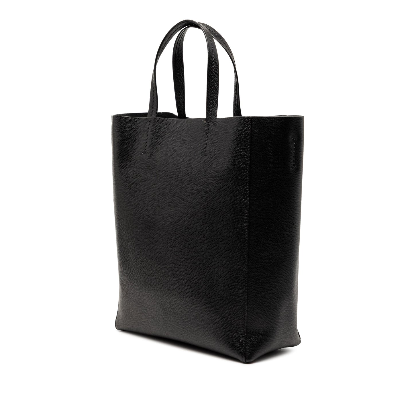 Celine Small Grained Calfskin Vertical Cabas Satchel