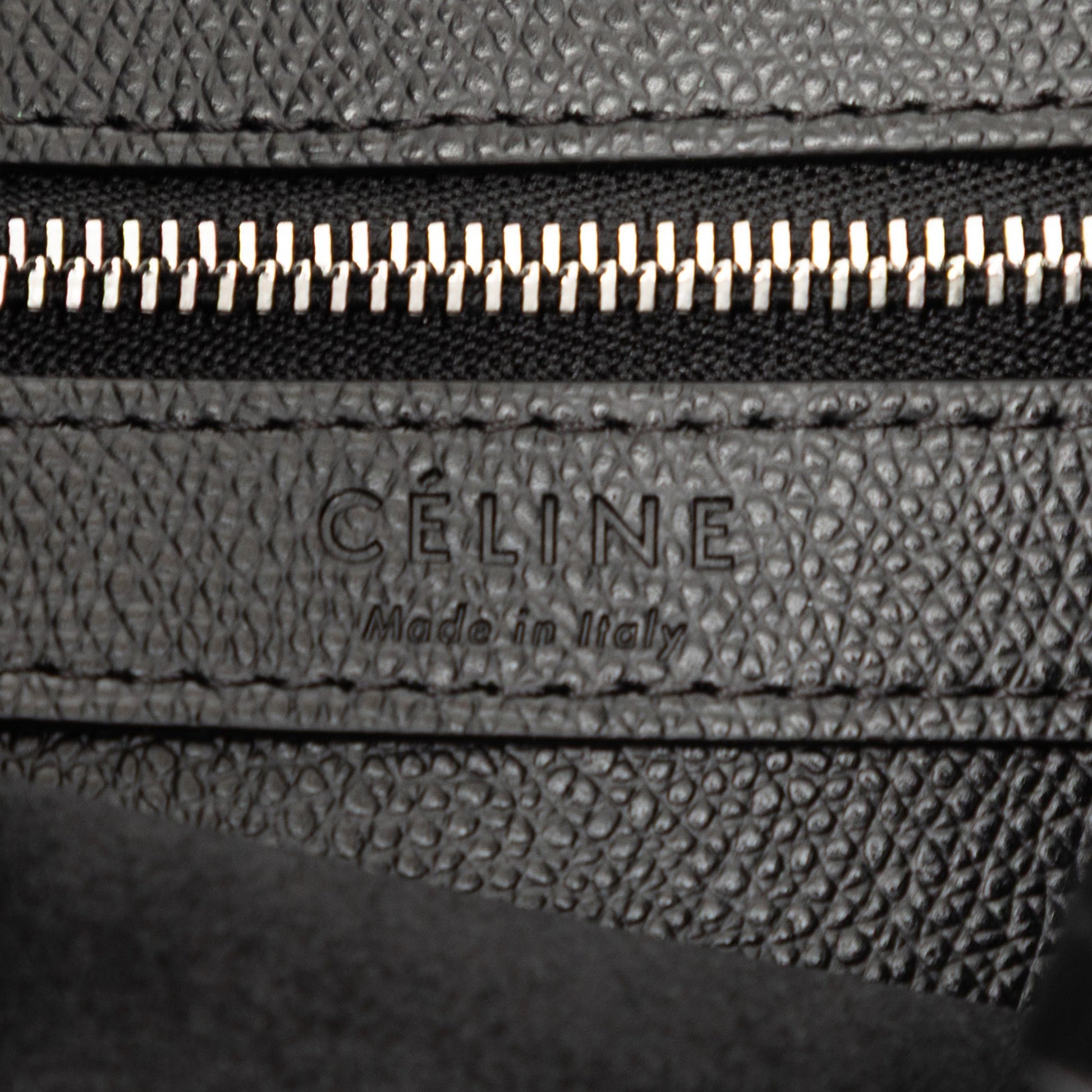 Celine Small Grained Calfskin Vertical Cabas Satchel