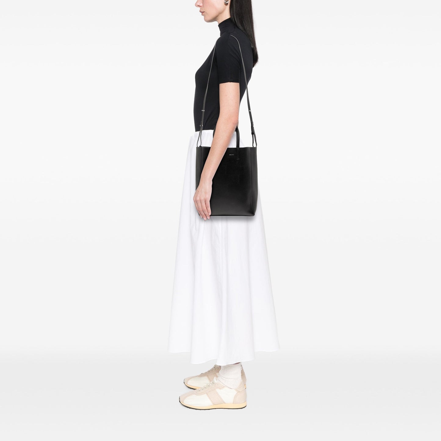 Celine Small Grained Calfskin Vertical Cabas Satchel