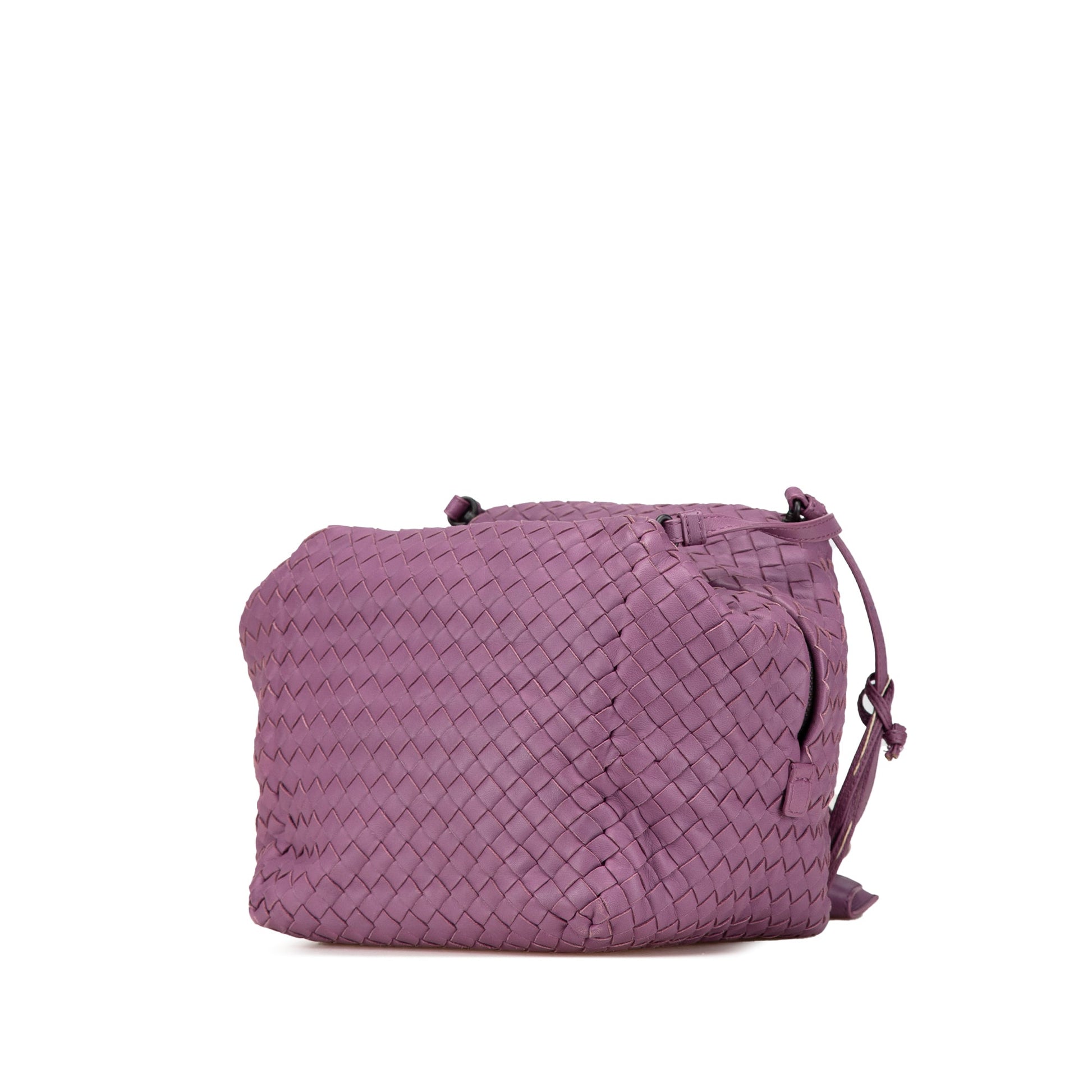 Bottega Veneta Nappa Intrecciato Cube Crossbody