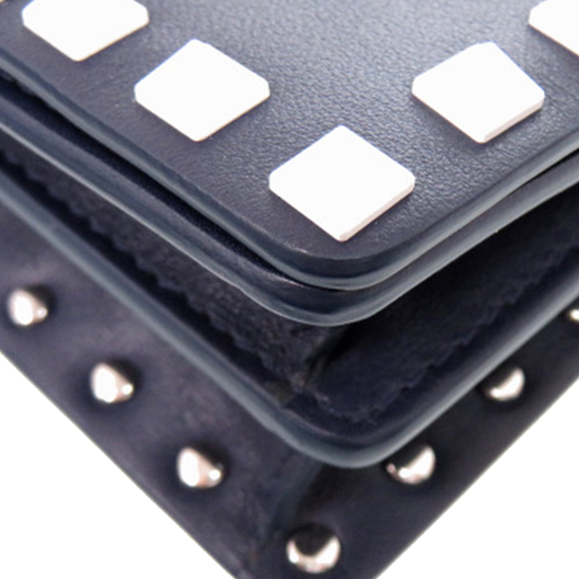 Valentino Smooth Calfskin Colorblock Free Rockstud Spike Crossbody