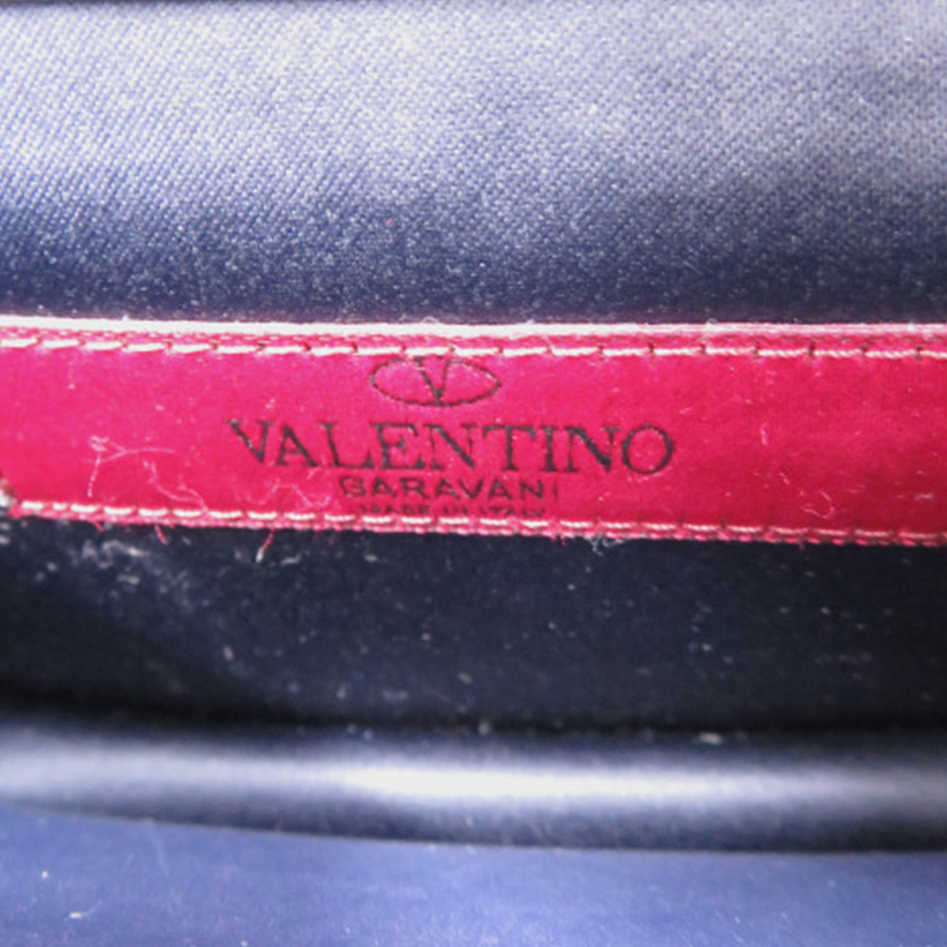 Valentino Smooth Calfskin Colorblock Free Rockstud Spike Crossbody