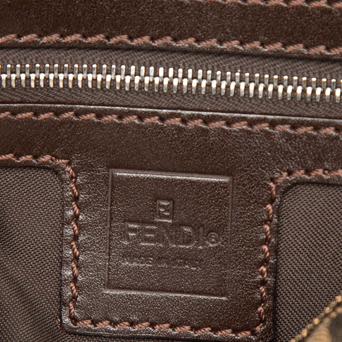 Fendi Zucca Canvas Baguette