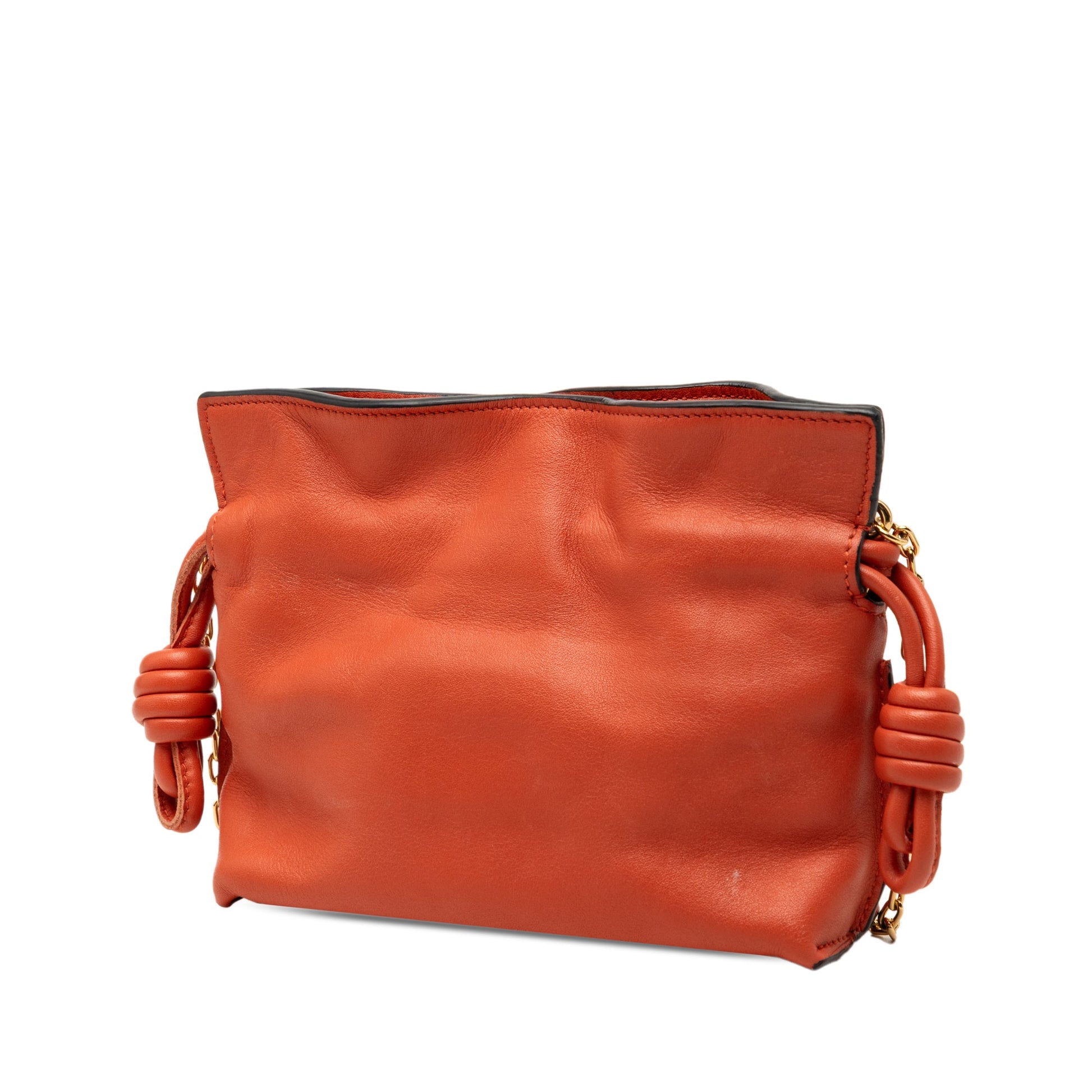 LOEWE Nano Leather Flamenco Knot Chain Crossbody