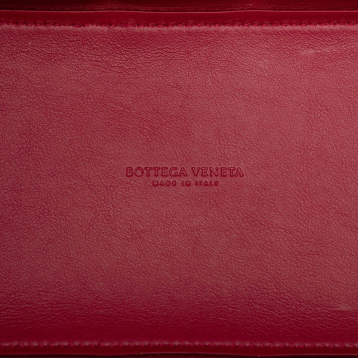 Bottega Veneta Medium Padded Leather Swoop Bag — Red