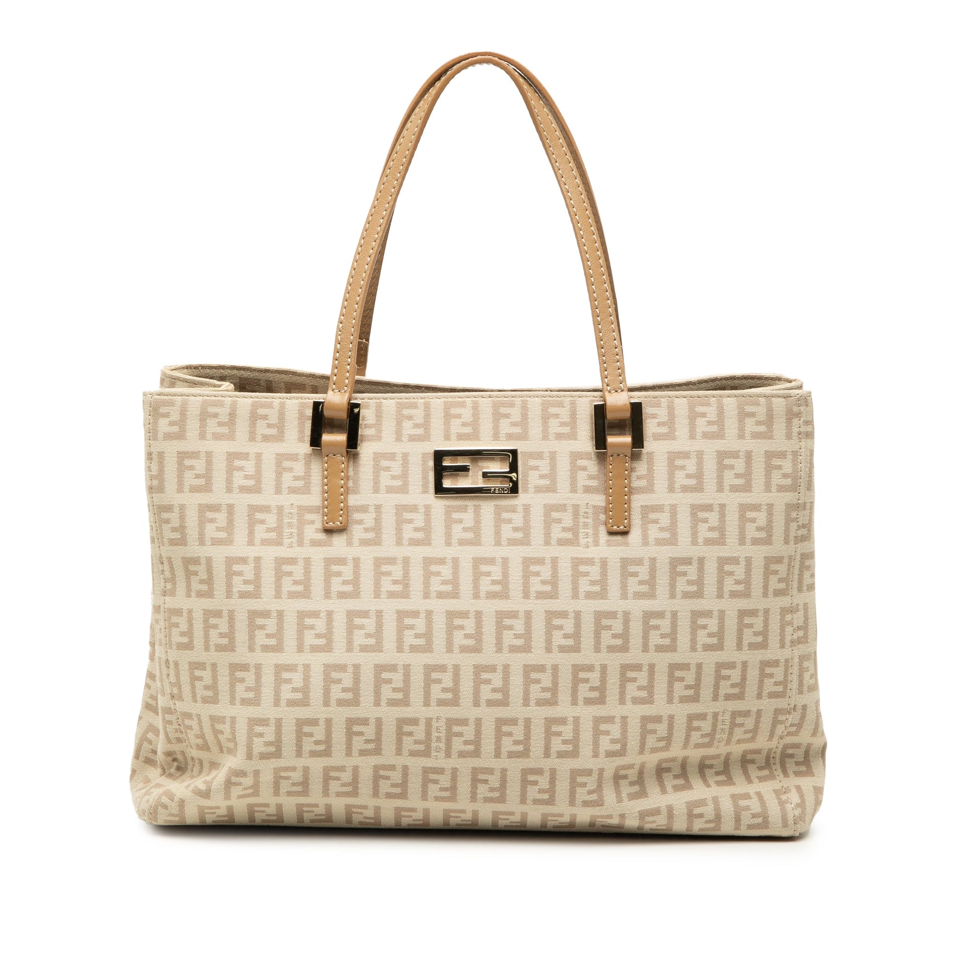Fendi Small Zucchino Canvas Tote