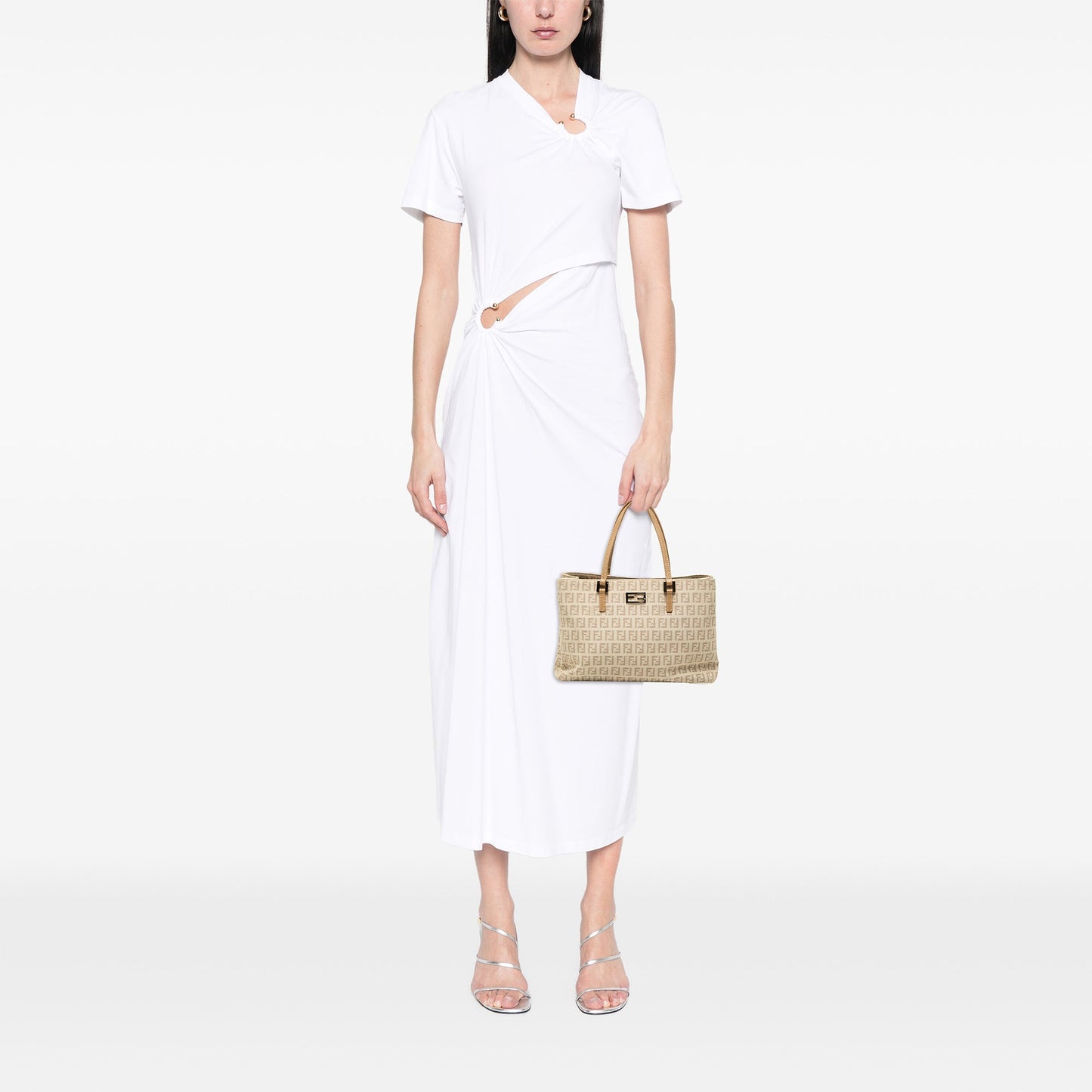 Fendi Small Zucchino Canvas Tote