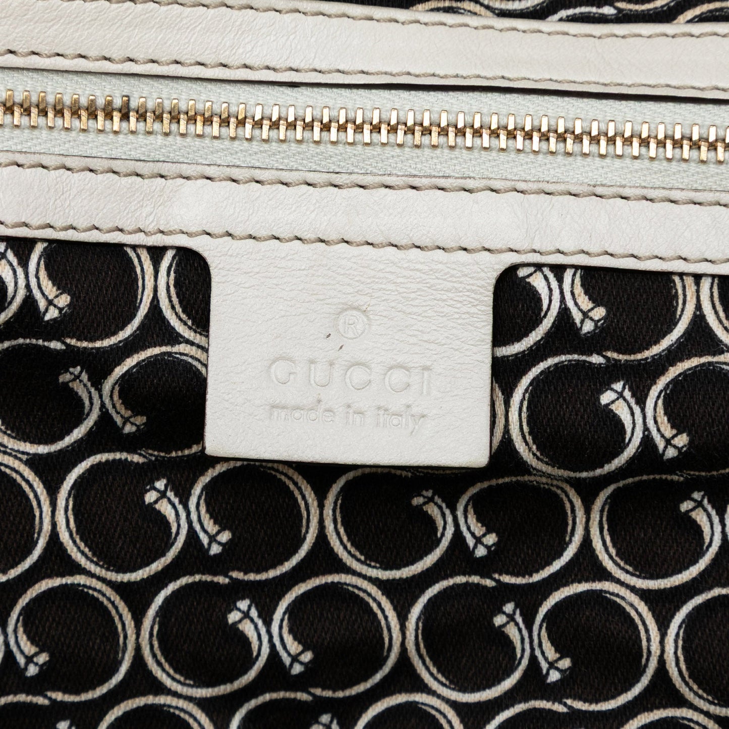 Leather Horsebit Nail Boston Bag