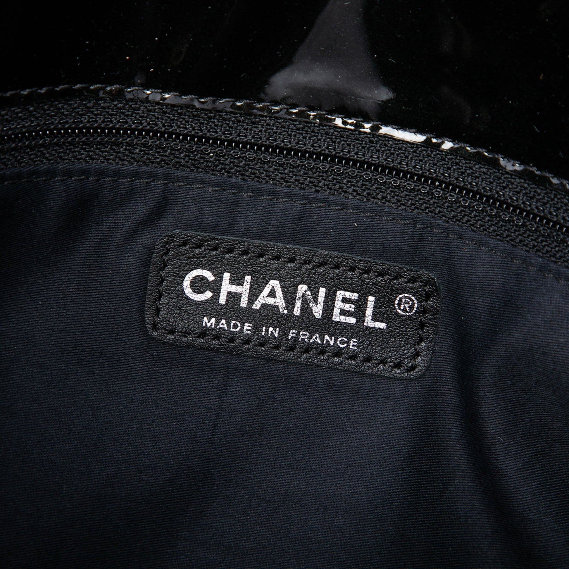 Chanel Large Patent Bon Bon Tote
