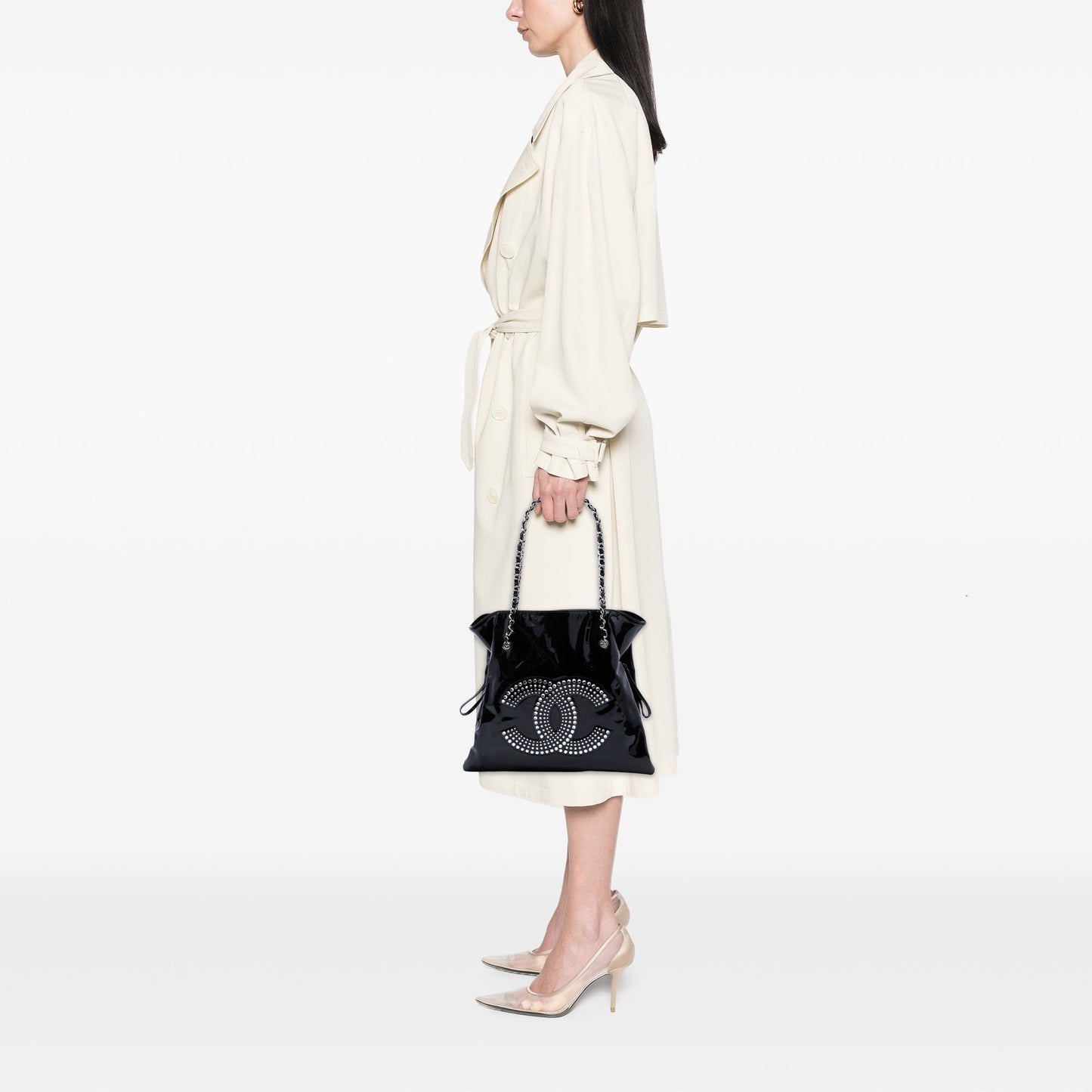Chanel Large Patent Bon Bon Tote