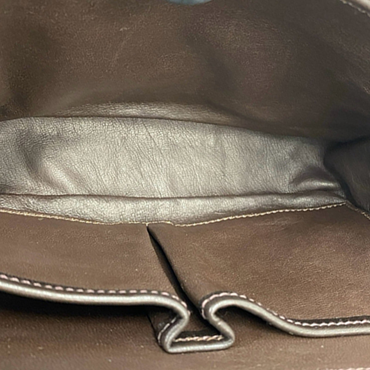 Celine Leather Horse Carriage Shoulder Bag