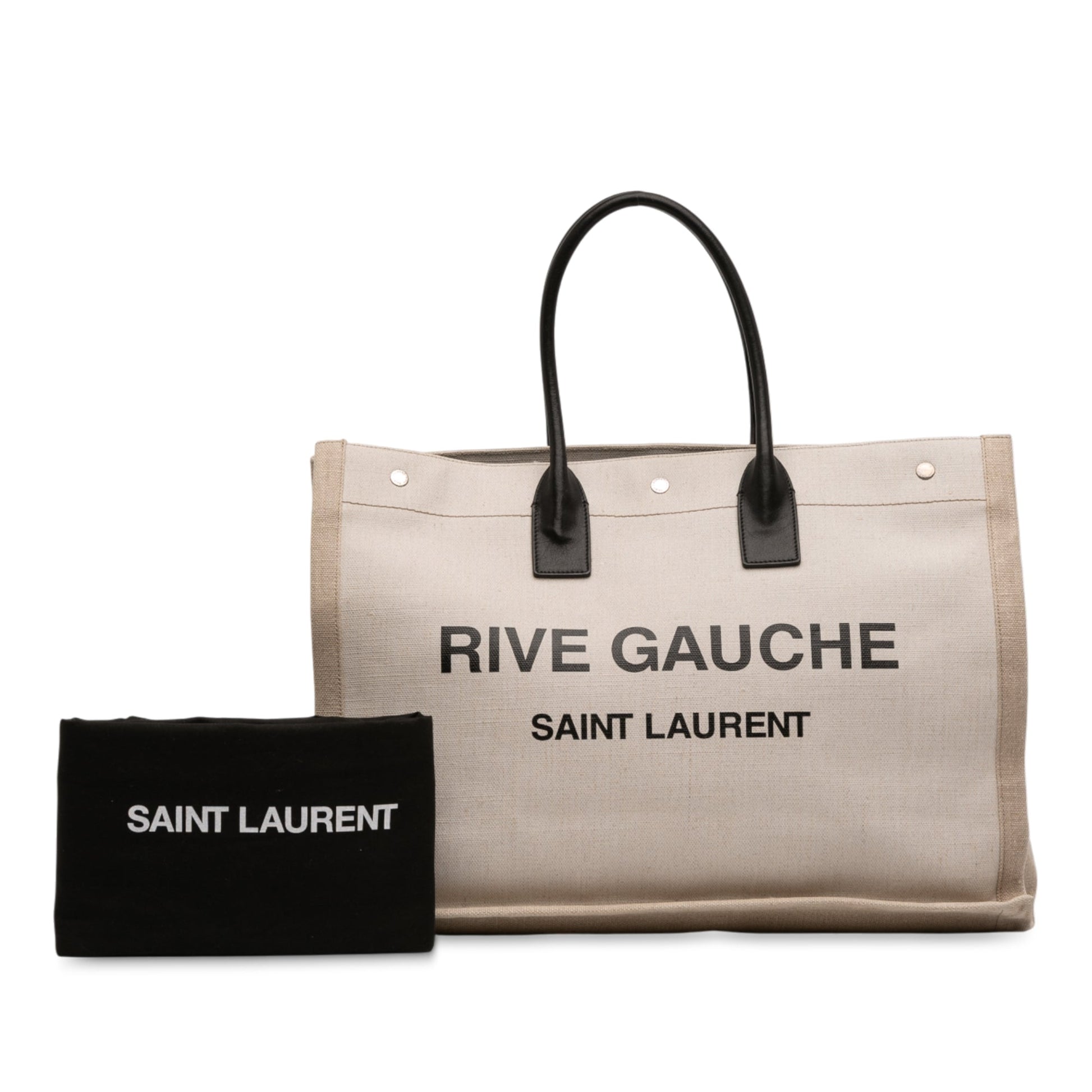 Saint Laurent Canvas Rive Gauche Tote