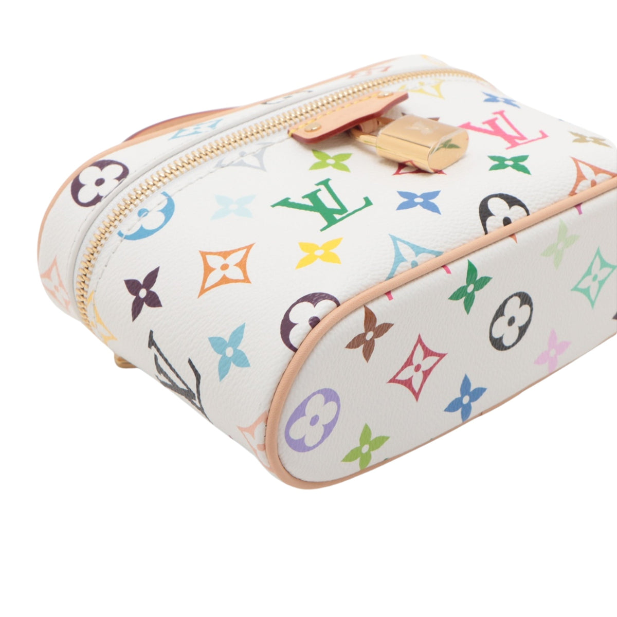 Louis Vuitton Takashi Murakami Monogram Multicolore Vanity Chain Pouch