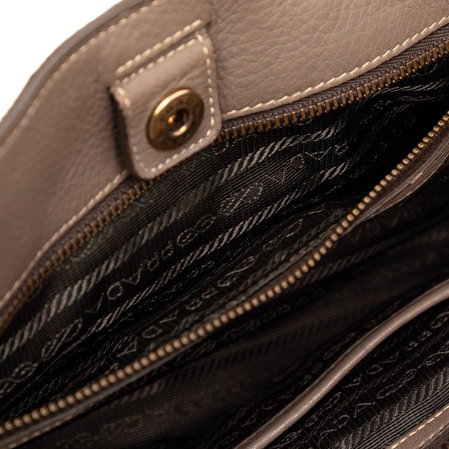 Prada Cervo Open Convertible Tote
