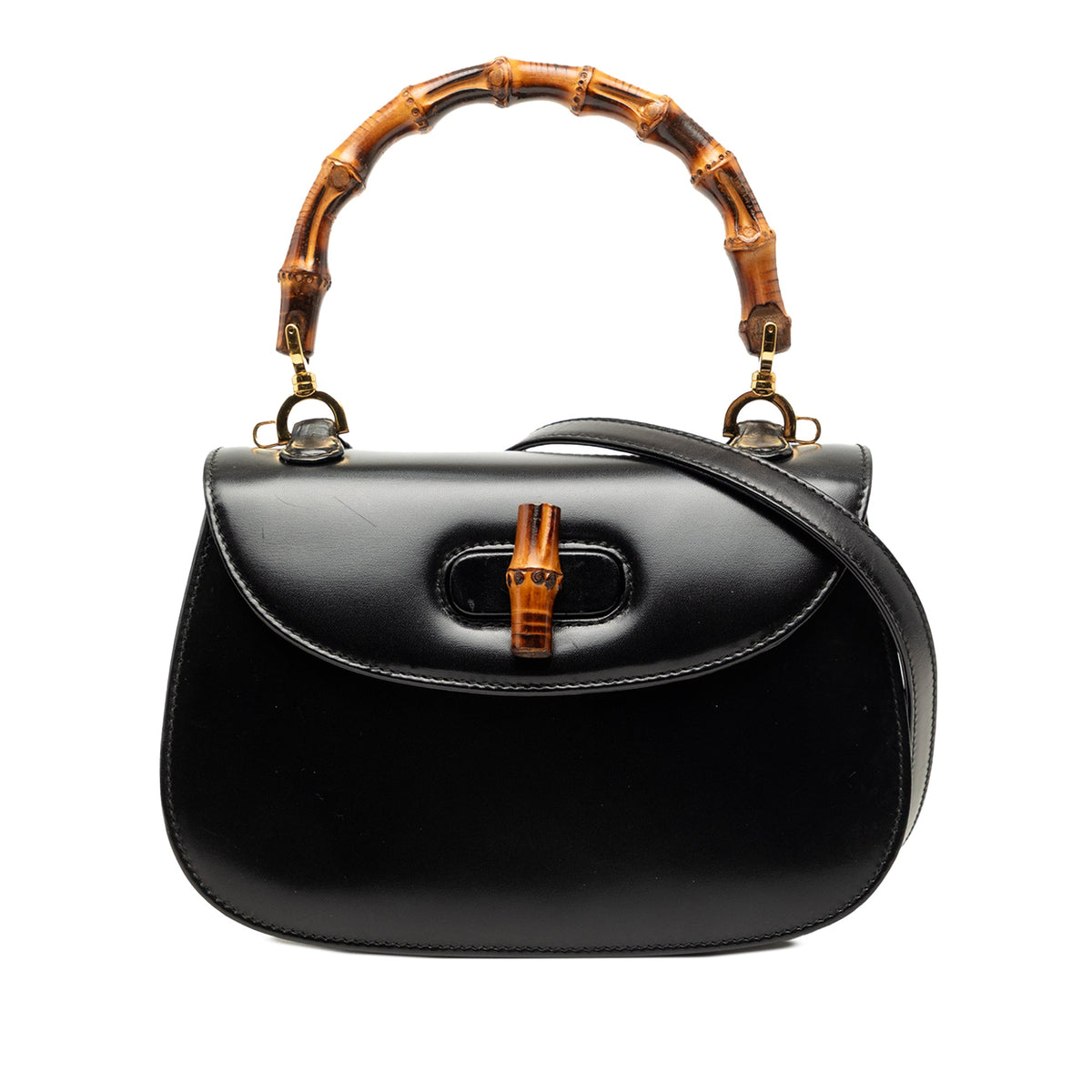Gucci Small Calfskin Bamboo Night