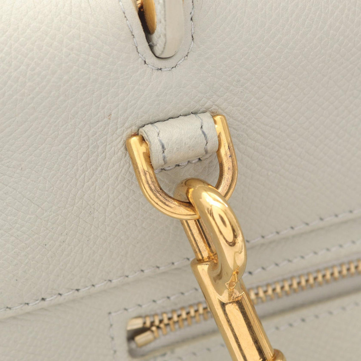 Celine Micro Grained Calfskin Belt Bag — Gray