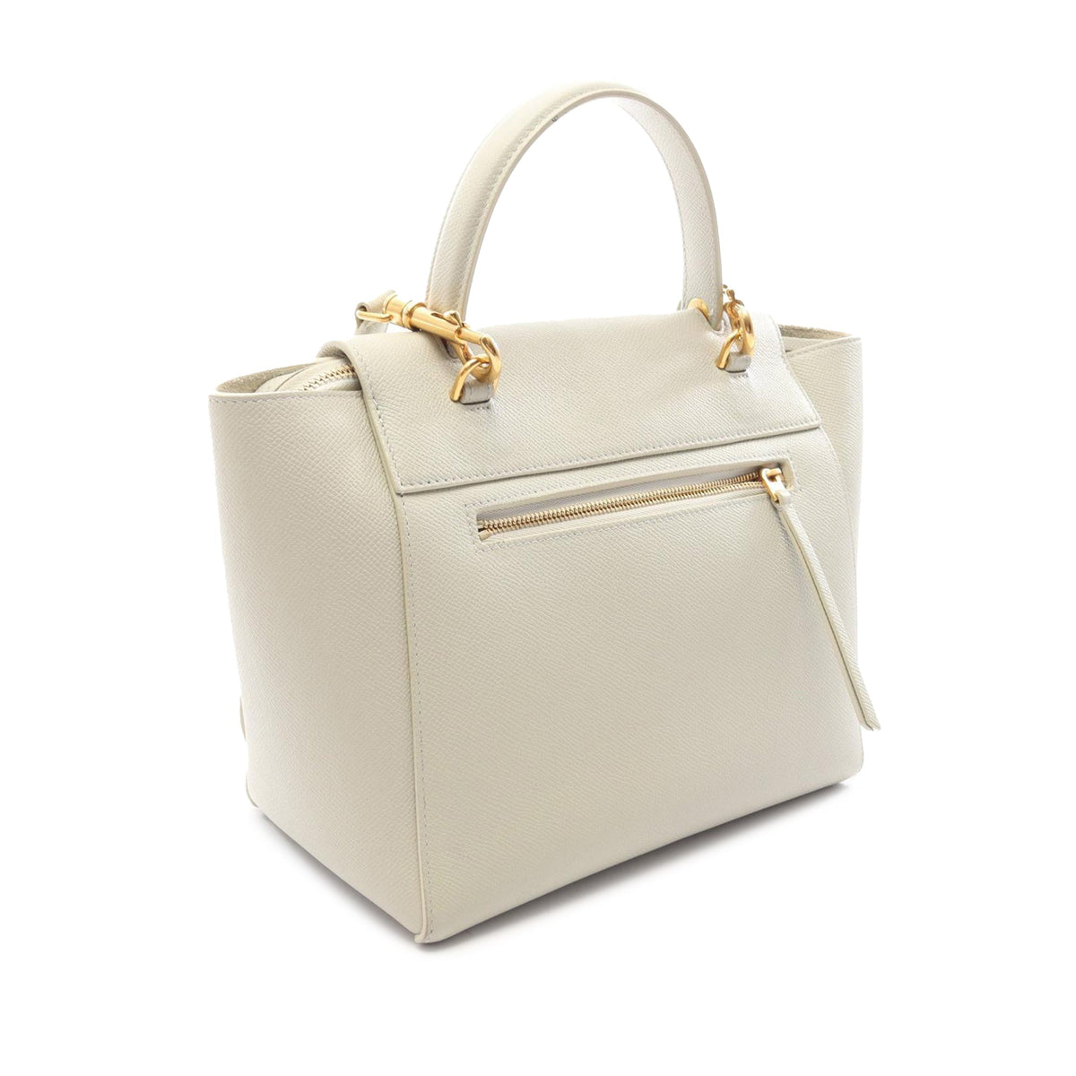Celine Micro Grained Calfskin Belt Bag — Gray