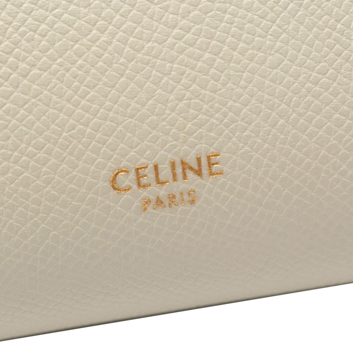 Celine Micro Grained Calfskin Belt Bag — Gray