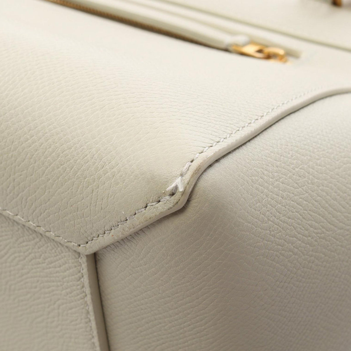 Celine Micro Grained Calfskin Belt Bag — Gray
