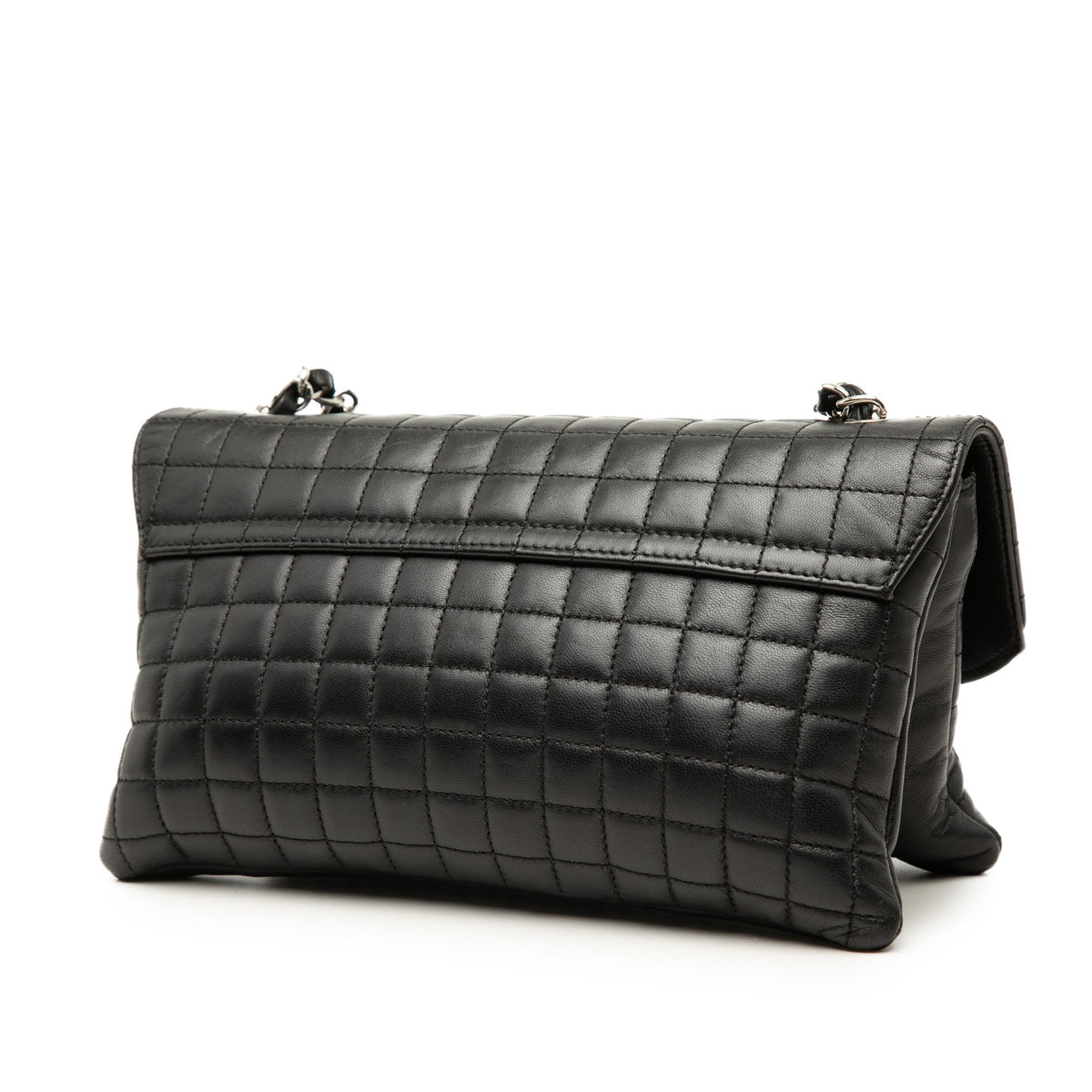 Chanel CC Chocolate Bar Lambskin No 5 Camellia Shoulder Bag